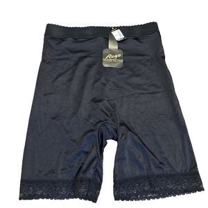 Rago New York High Waist Leg Shaper Light shaping Black Style 518X NWT 8X/46